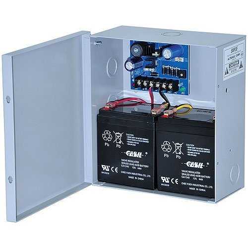 Altronix SMP3PMCTX Supervised Power Supply Charger, Single Output, 12/24VDC at 2.5A, BC300 Enclosure
