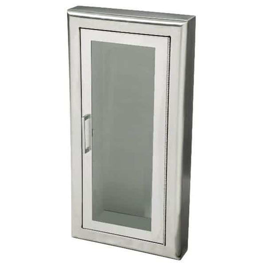 Jl Industries 1037F10 Cosmopolitan Series - Stainless Steel Fire Extinguisher Cabinet 13 7/8"x 27 3/8"