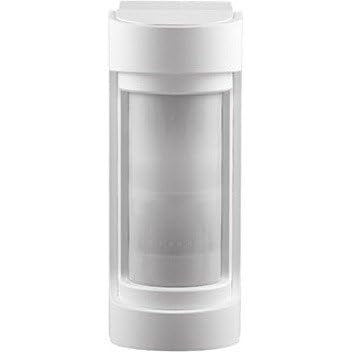 White motion sensor on a white background