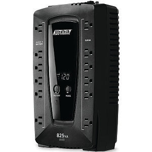UltraTech 0E-825V12VRD 825VA/480W Battery Backup Line-Interactive Compact UPS with 12 Outlets