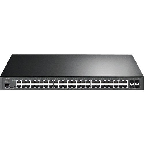 Network switch with multiple ports on a white background