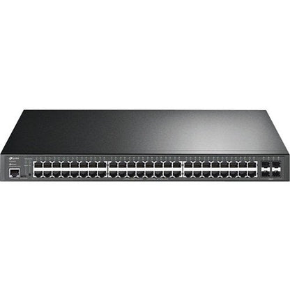 Network switch with multiple ports on a white background