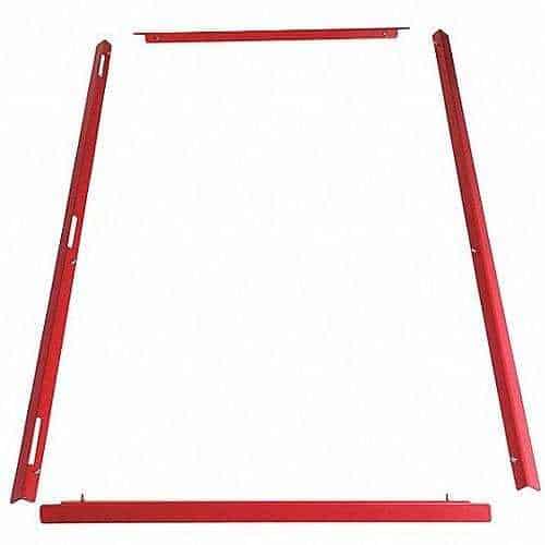 Kidde F-TRIM10R Semi Flush Trim Kit for 10 zone enclosures, Red