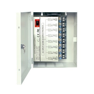 UltraTech 0E-1213A4K8 4K / 8MP 8-Port CCVT Power Supply, 12V DC, 13A
