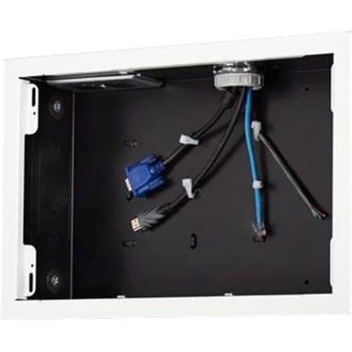Chief PAC525FW Proximity In-Wall Storage Box with Flange, White