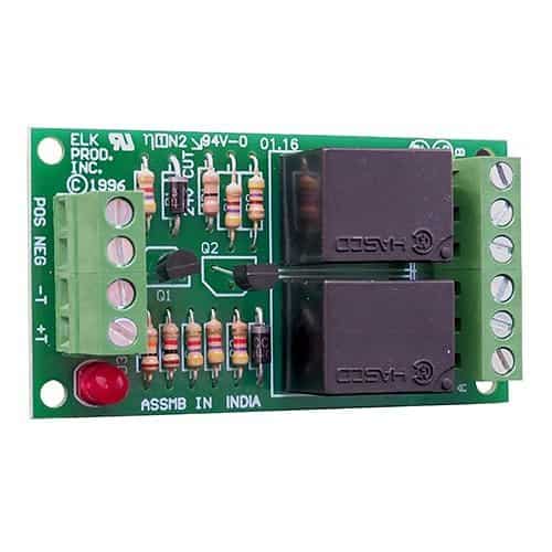 ELK-9244 (Four Modules) Sensitive Relay DPDT 12 or 24 VDC