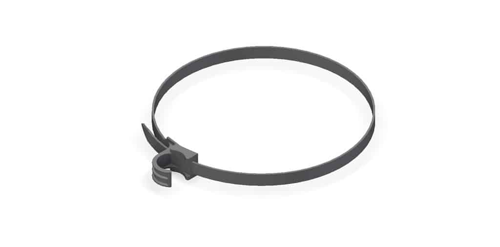 Amerex 14871-P001 STRAP ASY BK 1/2"X8"