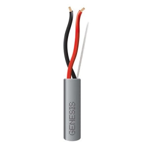 Genesis 31141109 18/2 Stranded Plenum Cable, Unshielded, CL3P, FPLP, CMP, FT6, 1000' (304.8 m), REELEX Pull Box, Gray