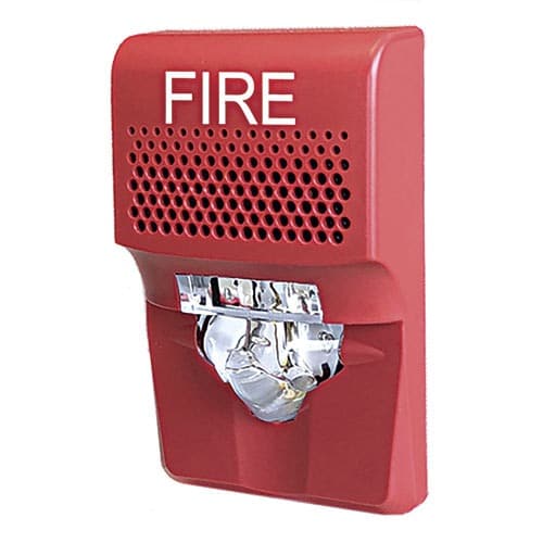 Kidde EG1AVRF Genesis LED EG1 Wall Horn/Strobe, Red