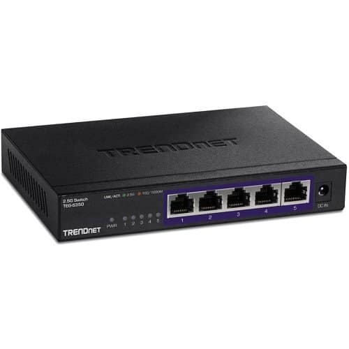 TRENDnet TEG-S350 5-Port Unmanaged 2.5G Switch, 25Gbps
