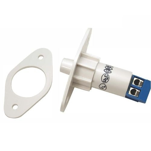 GRI PBF-101T-W 3/4" Diameter Push Button Plunger Switch White 10 pack