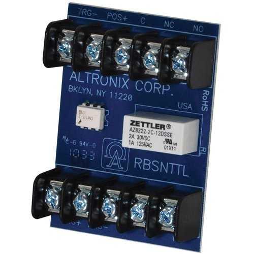 Altronix RBSNTTL Ultra-Sensitive Relay Module