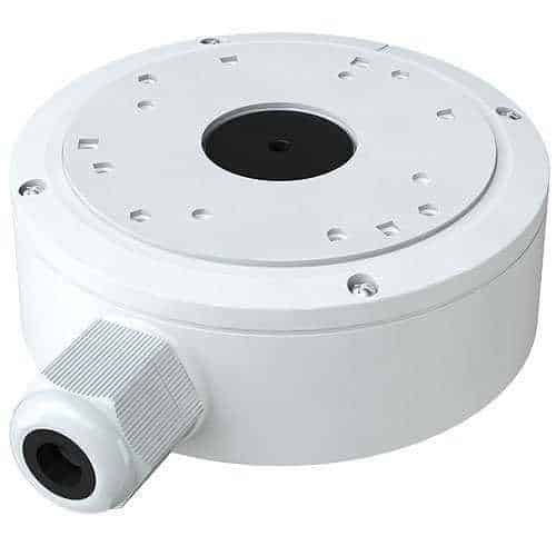 AVYCON AVM-EDMTS-W-TL1 Junction Box for Small Turret and Large Bullet Cameras, White