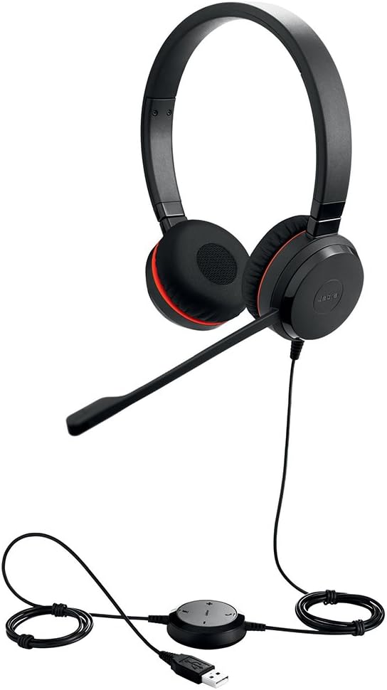 Jabra Evolve 30 II Wired Headset, Stereo