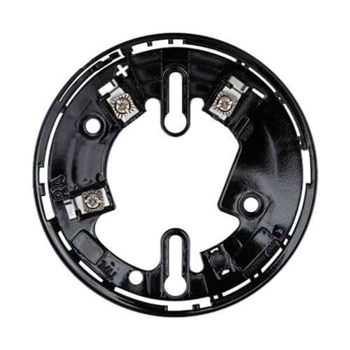 Fire-Lite B501-BL 4" Standard European Flangeless Mounting Base, UL/ULC Listed, Black