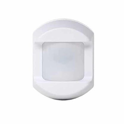 White motion sensor on a white background
