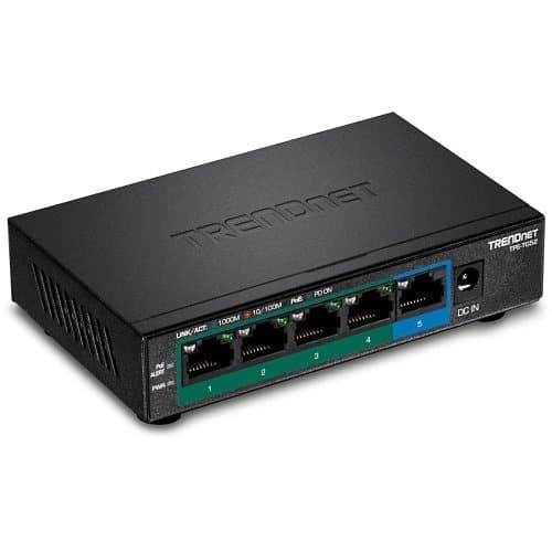 TRENDnet TPE-TG52 5-Port Gigabit PoE+ Switch 32W