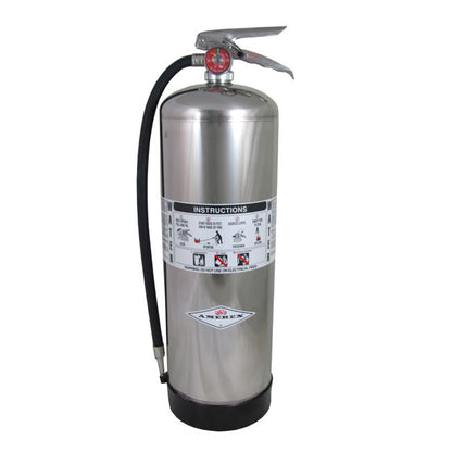 Amerex 240 Water Fire Extinguisher With 810 Heavy Duty Vehicle Bracket