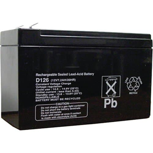 Bosch D126 12V, 7Ah Standby Battery, Rechargeable Sealed Lead-Acid Power Supply