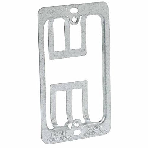 Eaton B-Line BB10 Single Gang Bracket, Grey, Pre-galvanized, Design load capacity 0.05KN