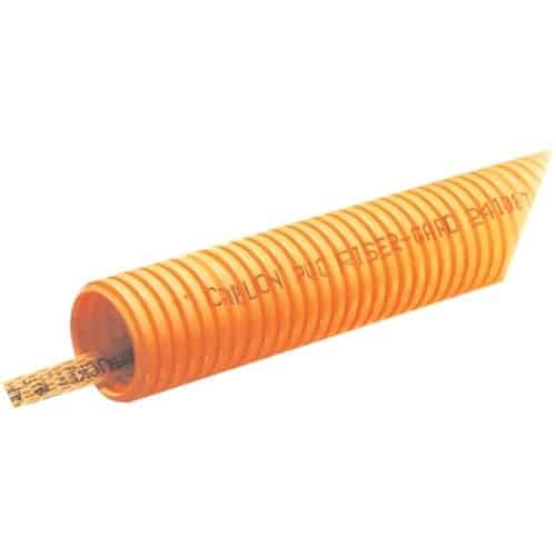 ABB DF4X1C-250 Carlon 1" Riser-Gard Corrugated Flexible Conduit with Tape, Orange, 250'