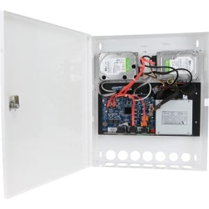 Speco N32WNRE NRE Series 32-Channel Wall Mount NVR with Facial Recognition, 4TB HDD, White
