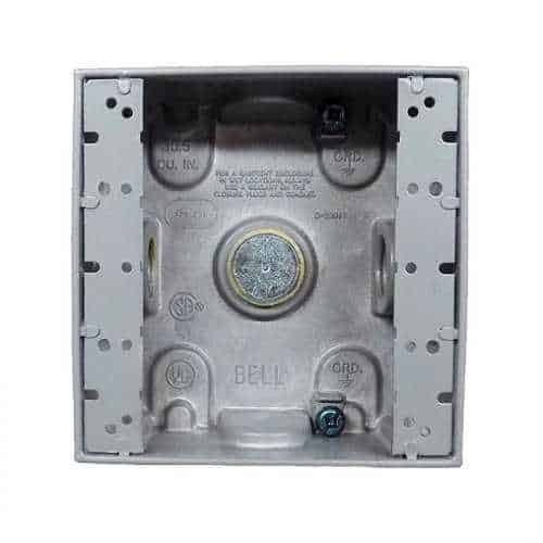 Edwards Signaling 449 Weatherproof Mounting Box