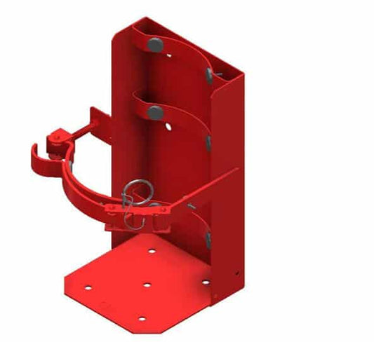 Amerex 26450 810 Red 7" Heavy Duty Vehicle Bracket