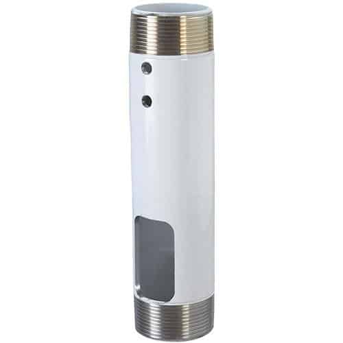 Chief CMS009W Fixed Extension Column, 9" with 1.5" NPT on Both Ends, TAA Compliant, White