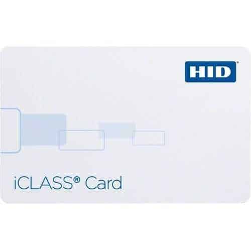 HID 2000CGGNN iCLASS 2K/2 Printable Smart Card 100PK