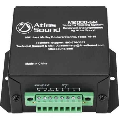 Atlas Sound M2000-SM security masking system on a white background