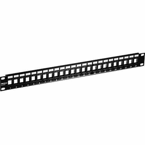 TRENDnet TC-KP24 24-Port Blank Keystone 1U Patch Panel