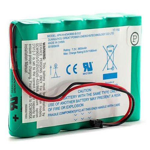 (open Box ) DSC SCW-BATTERYHC 7.2V 3.6Ah Ni-MH Battery for IMPASSA 2-Way Wireless Alarm Systems