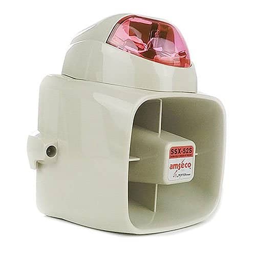 Potter SSX-52SR Red 120dB Durable Siren Strobe, (4150028)