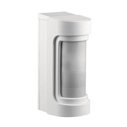 White motion sensor on a white background