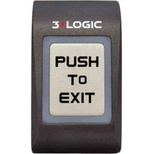 infinias R-MEXIT-CHAR Mini Metal Exit Device Charcoal