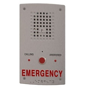 Honeywell Area of Refuge HON-AOR-CSE-NM Analog AOR Station with EMERGENCY Signage, no Mount