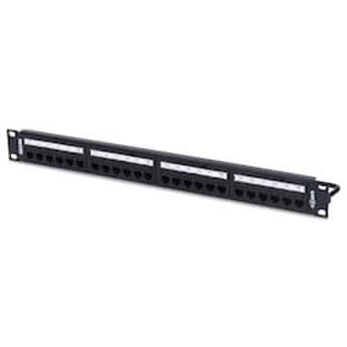 Belden RV6PPF1U24BK CAT6+ REVConnect 24-Port Patch Panel, Black
