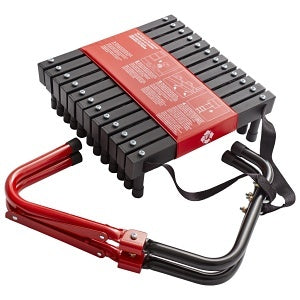 BRK 1047153 2-Story Fire Escape Ladder, Anti-Slip, Steel pack of 2