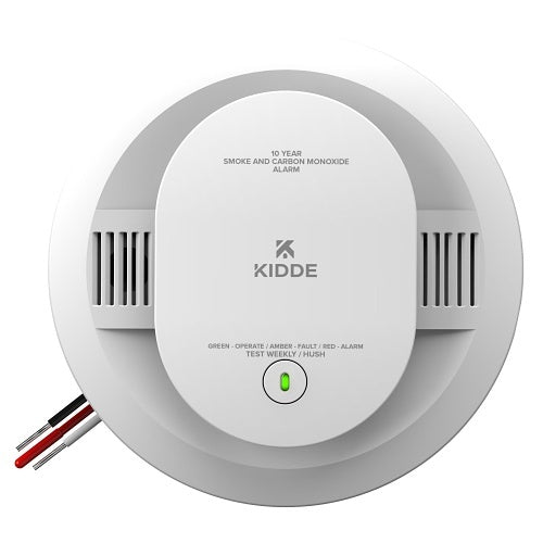 Kidde 30CUA10-V Combo Smoke + CO Alarm, Hardwired with 10-Year Backup Battery and Voice Alerts