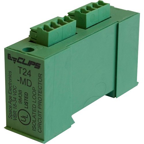 SAE T24-DG DG-Series Low-Voltage Fire Alarm Surge Protector, 28.8V Operating Voltage