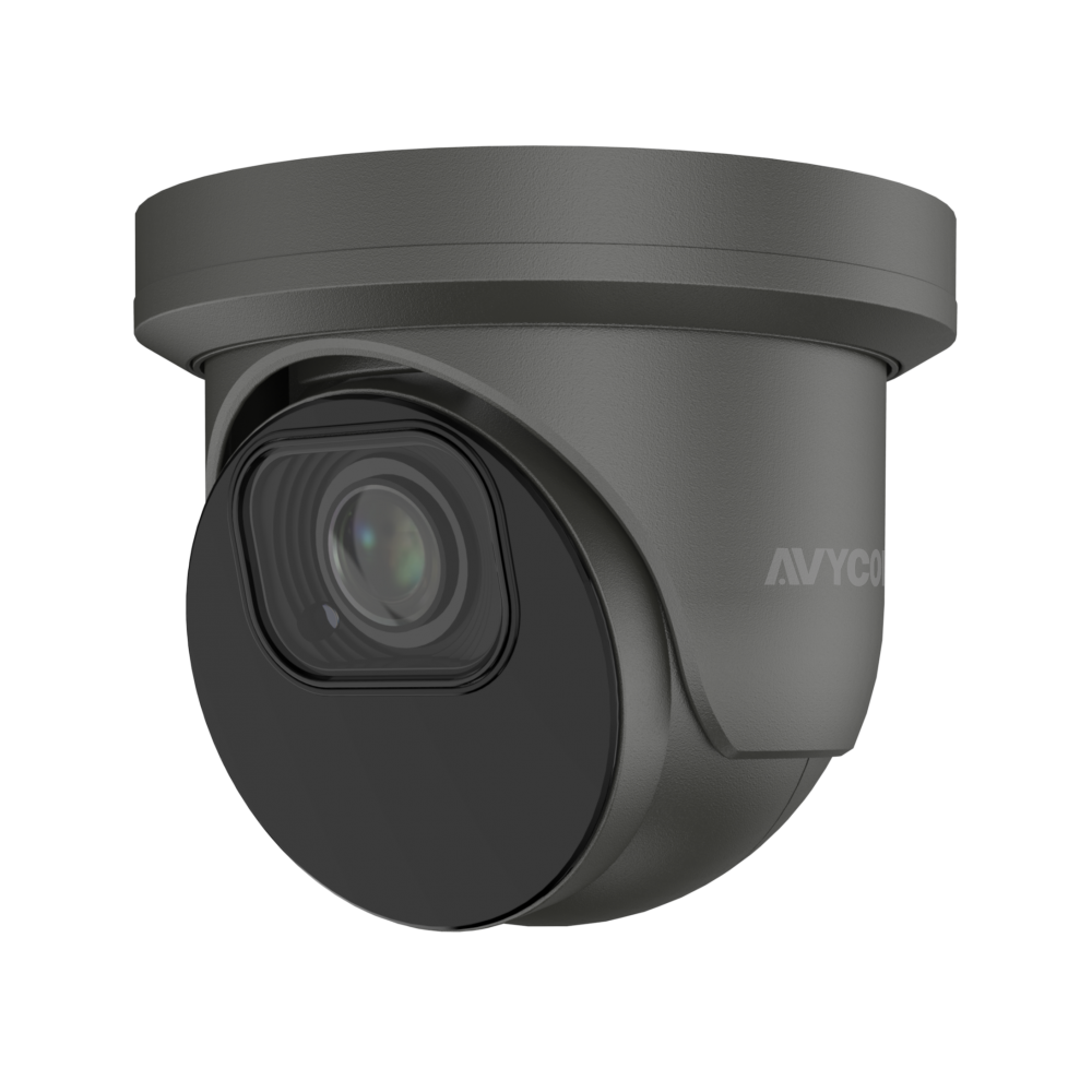 AVYCON AVC-TE51M-G 5MP HD-TVI HD-CVI HD-AHD Analog Outdoor Dome Camera, 2.7-13.5mm Lens, Gray