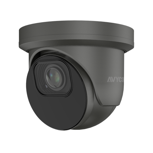 AVYCON AVC-TE51M-G 5MP HD-TVI HD-CVI HD-AHD Analog Outdoor Dome Camera, 2.7-13.5mm Lens, Gray