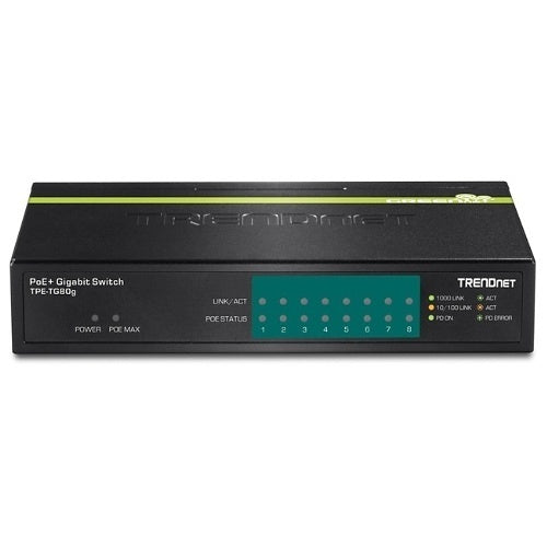 TRENDnet TPE-TG80g 8-Port Gigabit PoE+ Switch