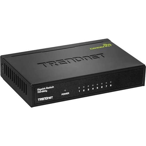 TRENDnet TEG-S82G 8-Port Gigabit GREENnet Switch with Metal Case
