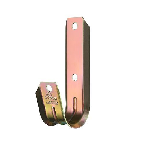 Metal hook on a white background