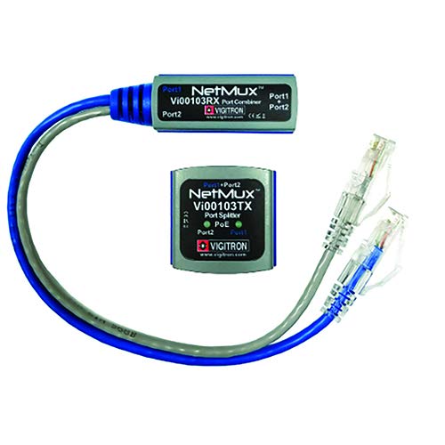 Vigitron VI00103 NetMux Ethernet and PoE Port Multiplexer