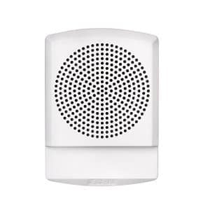 Eaton ELMTW Wheelock Eluxa Indoor Multitone Horn, Wall Mount, 12/24V DC, 92dBA, White