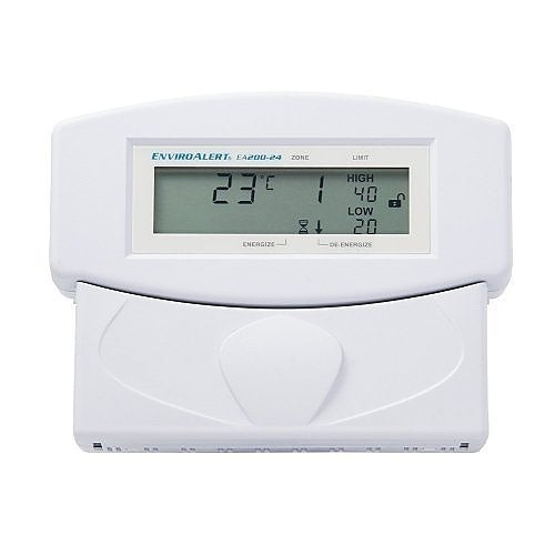 Winland EA200-24 EnviroAlert Dual Zone Critical Condition Monitoring of Temperature, Humidity and Water, 24VDC, Sensor Input