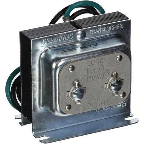 Edwards Signaling 591 120V AC Primary 16V Secondary Transformer